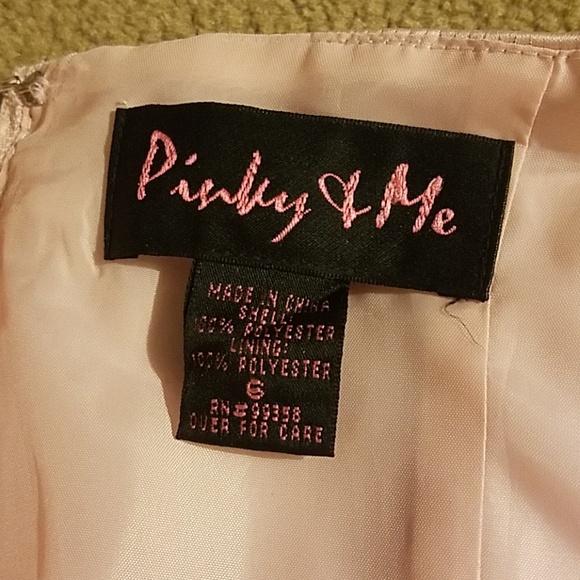 Pinky & Me Pink Rose Corset Top Size 6 - Picture 5 of 5